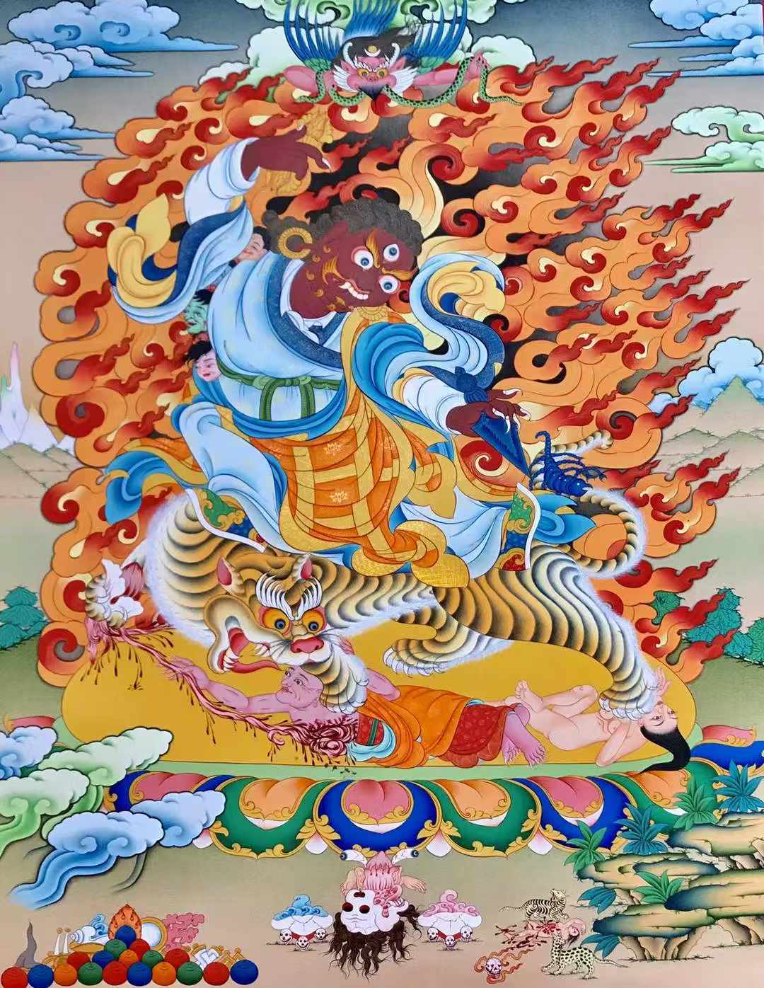 【精品唐卡】 《多傑卓勒》