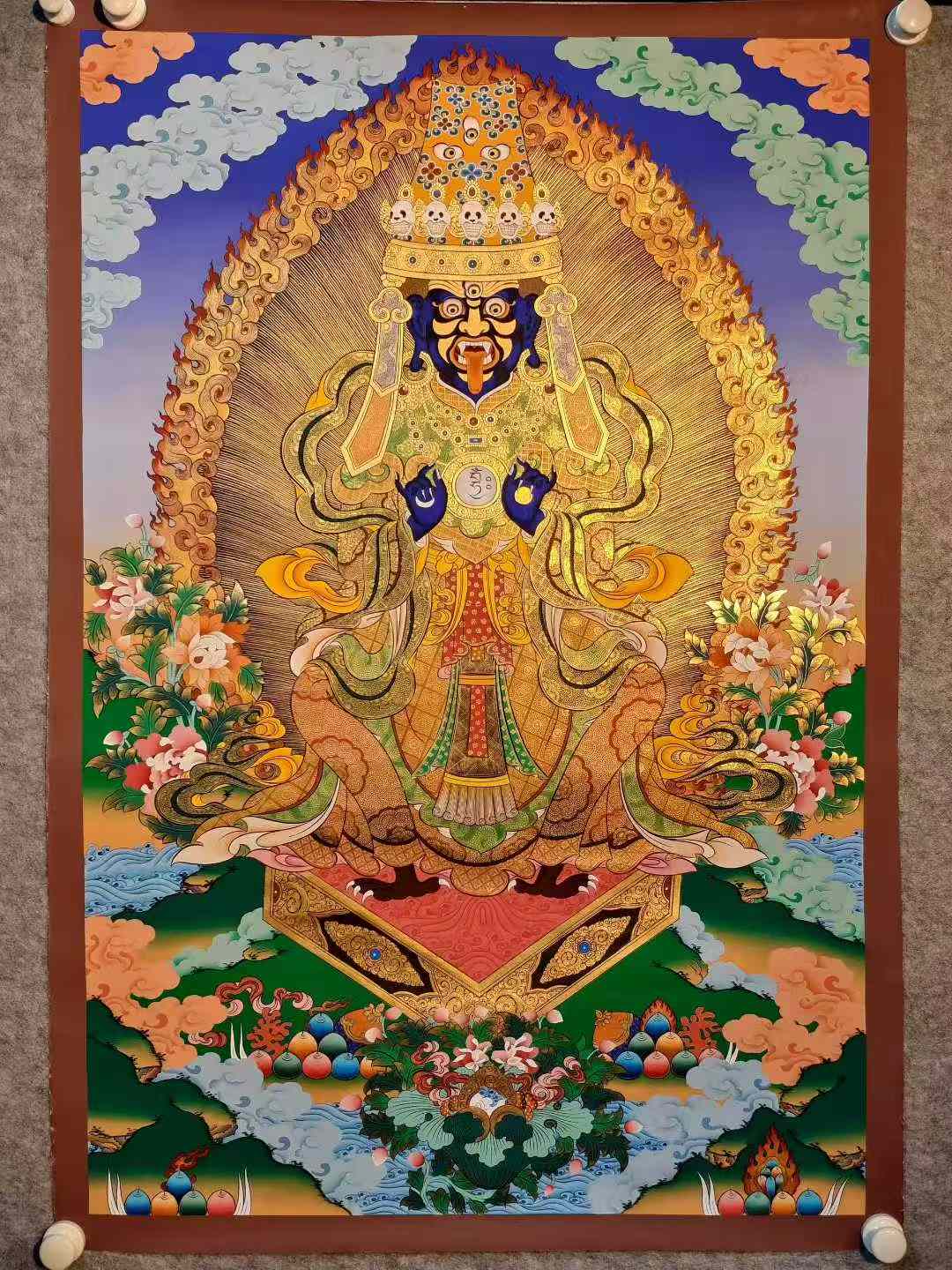 【收藏精品】100-70CM 手繪精品《紮基拉姆》
